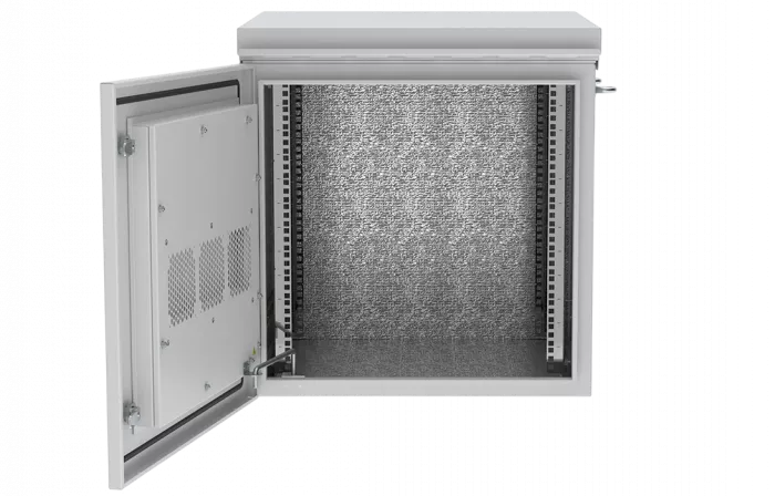 Шкаф климатический телекоммуникационный навесной ШКТ-НВ-2-12U-600-500 с крышей ССД