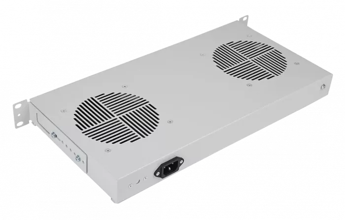 Вентиляторный модуль , 2 вентилятора с термодатчиком 35С ВМ-2-19"-Ш со шнуром ССД