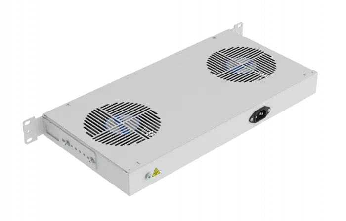 Вентиляторный модуль , 2 вентилятора с термореле  ВМ-2-19"-Т ССД