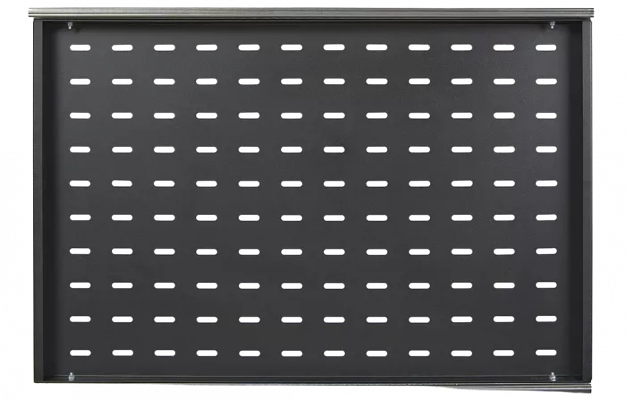 Полка перфорированная выдвижная ПВ-55(550х420) чёрная ССД