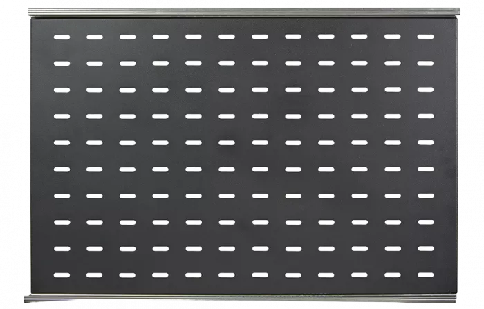 Полка перфорированная выдвижная ПВ-55(550х420) чёрная ССД