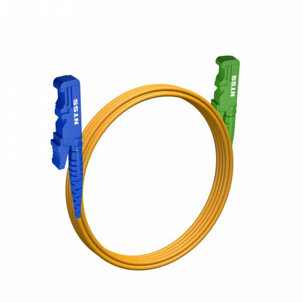 Шнур оптический NTSS spc E2000/UPC-E2000/APC 9/125 3.0мм 3м LSZH (патч-корд)