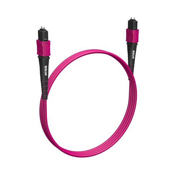 Волоконно-оптическая сборка trunk NTSS PREMIUM 24ов, MTP/UPC (female)-MTP/UPC (female), полярность B, 50/125 OM4, 1м, LSZH