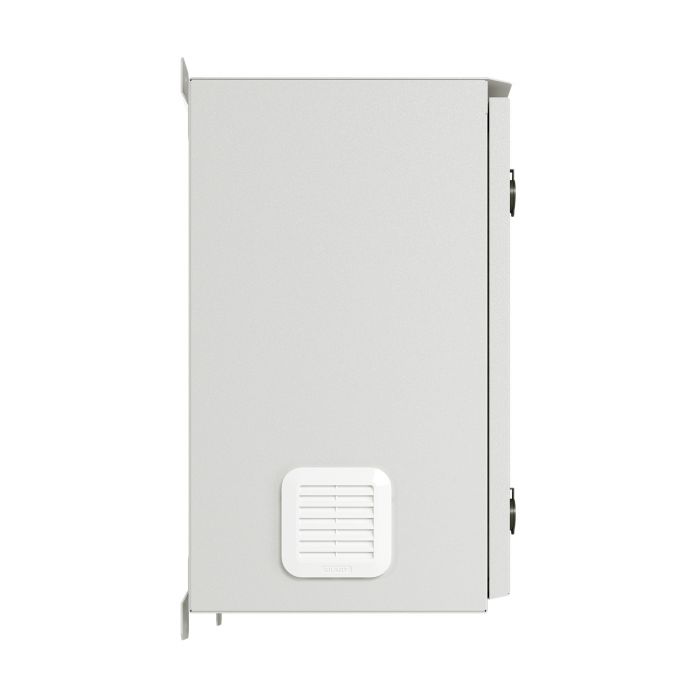 Шкаф настенный NTSS WTR (ШхВхГ) 400x600x350 мм, с монтажной платой, вентиляцией, IP55, серый RAL7035