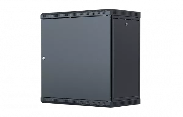 Шкаф телекоммуникационный настенный разборный со съемными боковыми стенками 19”,12U(600x650), ШТ-НСрМ-12U-600-650-М-Ч дверь металл черный