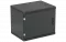 Шкаф телекоммуникационный настенный разборный черный 19”,9U(600x550), ШТ-НСр-9U-600-550-М-Ч дверь металл ССД