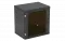 Шкаф телекоммуникационный настенный разборный черный 19”,12U(600x550), ШТ-НСр-12U-600-550-С-Ч дверь стекло ССД