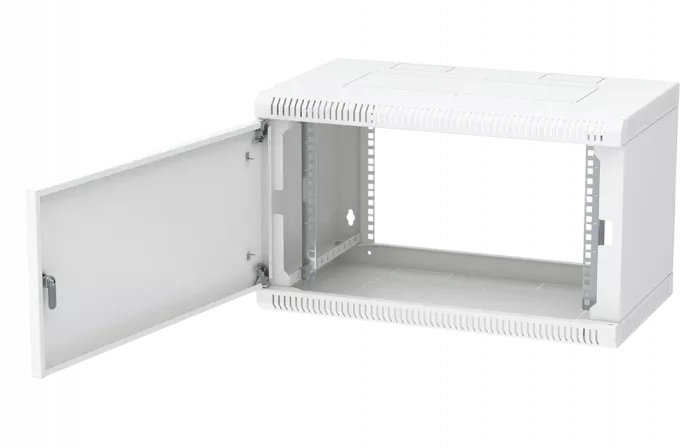 Шкаф телекоммуникационный настенный разборный 19”,6U(600x550), ШТ-НСр-6U-600-550-М дверь металл ССД