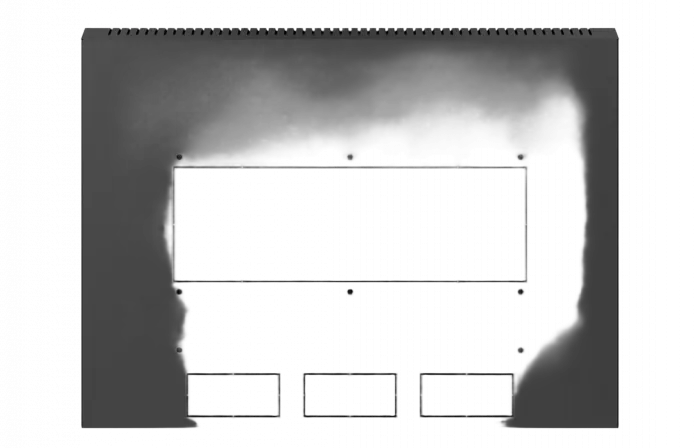Шкаф телекоммуникационный настенный разборный черный 19”,9U(600x550), ШТ-НСр-9U-600-550-С-Ч дверь стекло ССД