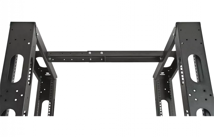 Стойка телекоммуникационная двухрамная СТ-38U-2М-К-Ч черная (комплектная) ССД