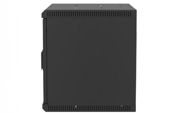 Шкаф телекоммуникационный настенный разборный черный 19”,9U(600x550), ШТ-НСр-9U-600-550-П-Ч дверь перфорированная ССД