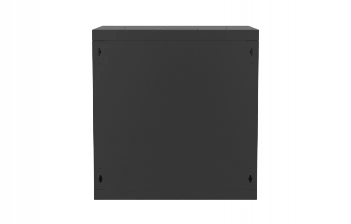 Шкаф телекоммуникационный настенный разборный черный 19”,12U(600x350), ШТ-НСр-12U-600-350-П-Ч дверь перфорированная ССД