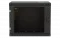 Шкаф телекоммуникационный настенный разборный черный 19”,9U(600x550), ШТ-НСр-9U-600-550-С-Ч дверь стекло ССД