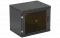 Шкаф телекоммуникационный настенный разборный черный 19”,9U(600x550), ШТ-НСр-9U-600-550-С-Ч дверь стекло ССД