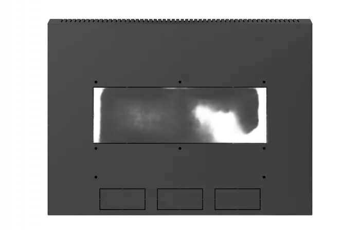 Шкаф телекоммуникационный настенный разборный черный 19”,18U(600x550), ШТ-НСр-18U-600-550-М-Ч дверь металл ССД