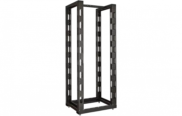 Стойка телекоммуникационная двухрамная СТ-38U-2М-К-Ч черная (комплектная) ССД