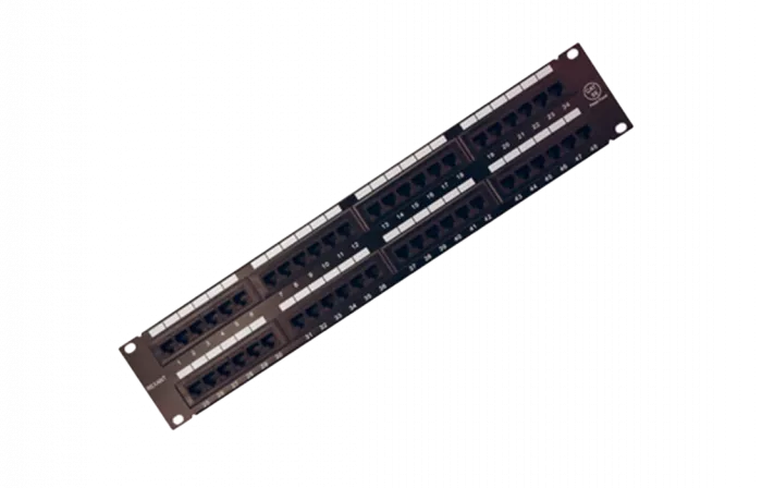 04-0022-1 REXANT Патч-панель 19", 1U, 48 портов RJ-45, категория 5e, Krone IDC