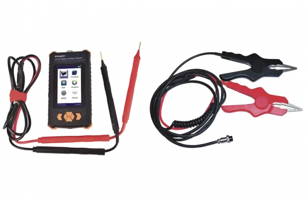 Kongter BT-301С - Тестер аккумуляторных батарей c щупом и зажимами типа "крокодил"