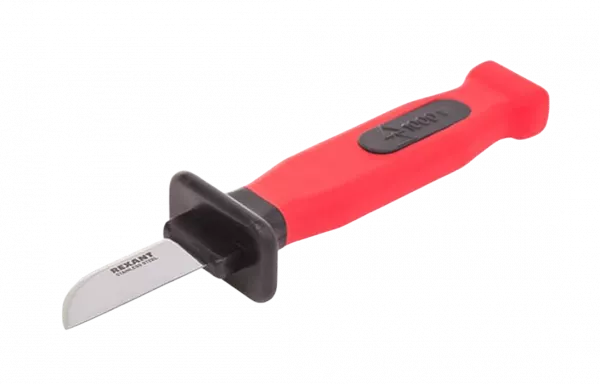 12-4933 Нож монтажника, нержавеющая сталь, лезвие 50 мм REXANT