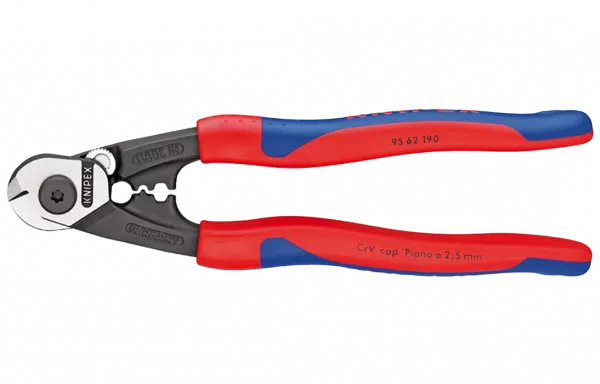 KN-9562190 Тросорез для резки проволочных тросов d до 7 мм Knipex