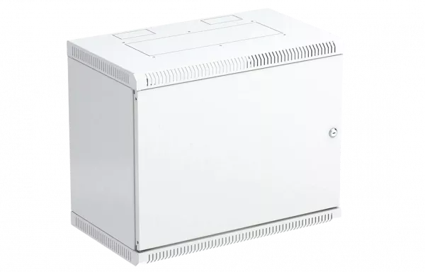 Шкаф телекоммуникационный настенный разборный 19”,9U(600x350), ШТ-НСр-9U-600-350-М дверь металл ССД
