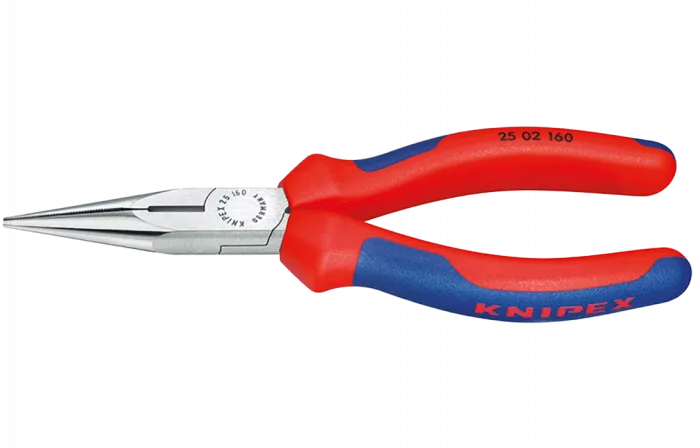KN-2502160 Длинногубцы с режущими кромками, 160 мм, фосфатированные, 2-комп ручки