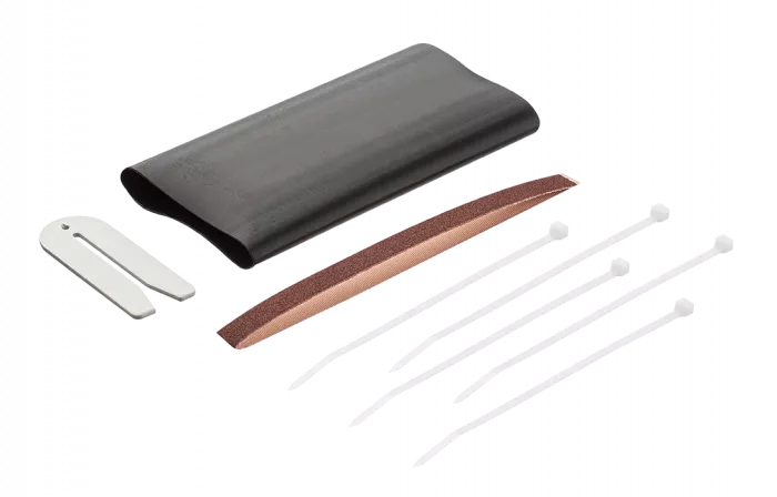 Комплект №14-ЛA для ввода ОК в муфты МТОК-ЛА9 (транзитной петли ОК с одной оболочкой или ОК с арамидными нитями без крепления силовых элементов)