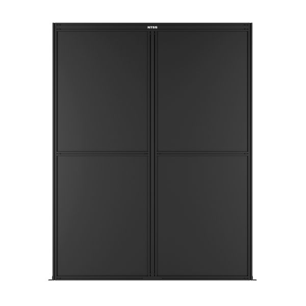 Заглушка торцевая системы изоляции NTSS,48U, глухая, для коридора шириной 1800 мм, RAL 9005 чёрный