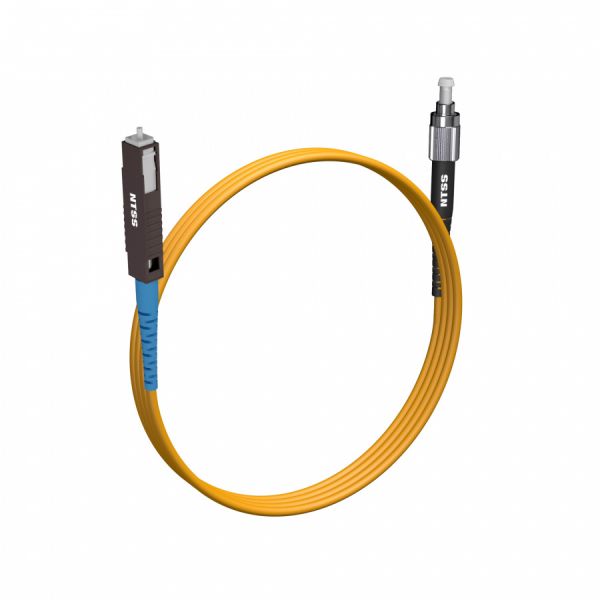Шнур оптический NTSS spc MU/UPC-FC/UPC 9/125 2.0мм 2м LSZH (патч-корд)