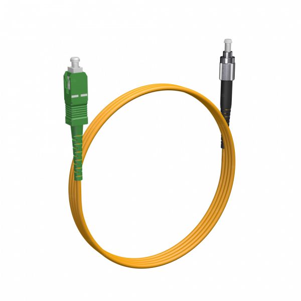 Шнур оптический NTSS PREMIUM spc SC/APC-FC/UPC 9/125 3.0мм 1м LSZH (патч-корд)