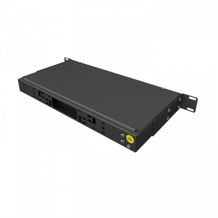 Кросс 19" NTSS PREMIUM, предсобранный 1U, 24 порта SC/UPC duplex, 9/125 мкм, черный