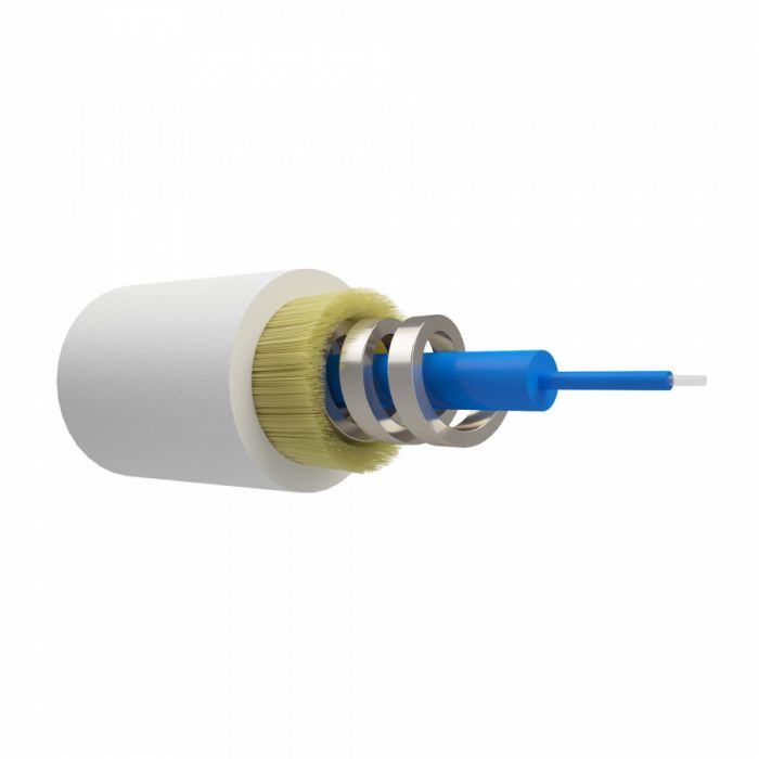 Армированный шнур оптический NTSS PREMIUM spc LC/UPC-LC/UPC 9/125 3.0мм 10м LSZH (патч-корд)