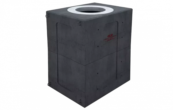 Колодец ККСр-2М-10(80) ГЕК (B25) в 2х слойной гидроизоляции