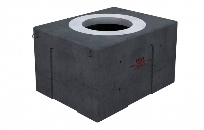 Колодец ККСр-2,5-10(80) ГЕК-ССД (В20) в битумно-латексной гидроизоляции