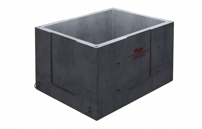 Колодец ККСр-2,5-10(80) ГЕК-ССД (В20) в битумно-латексной гидроизоляции