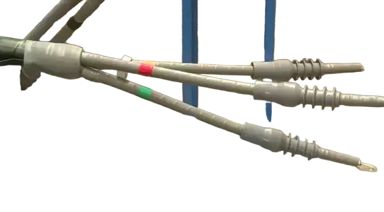 ИМАГ-Муфта-6/10-TI-3х95-150 - комплект концевой муфты холодной усадки внутренней установки для 3-жил. кабеля с изоляцией из СПЭ на 6/10 кВ, 3х95-150 мм2