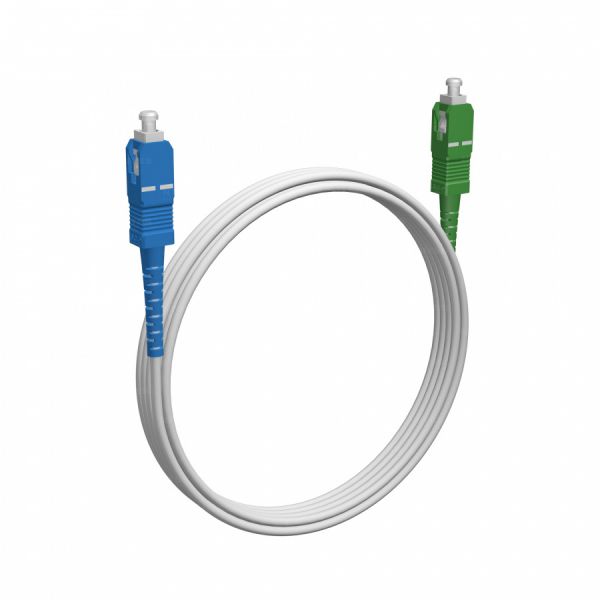 Шнур оптический NTSS spc SC/UPC-SC/APC 9/125 G.657A1 3.0мм 4м LSZH (патч-корд)