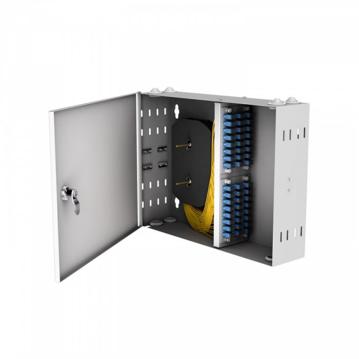 Кросс настенный NTSS PREMIUM, предсобранный, 24 порта SC/UPC, 9/125 мкм