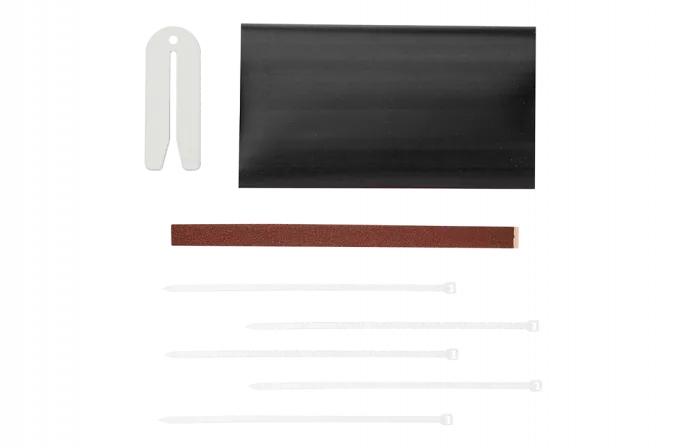 Комплект №14-ЛA для ввода ОК в муфты МТОК-ЛА9 (транзитной петли ОК с одной оболочкой или ОК с арамидными нитями без крепления силовых элементов)