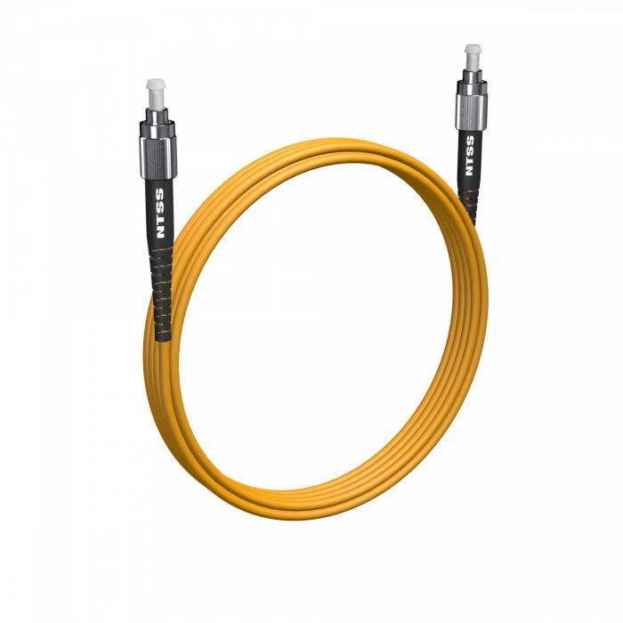 Армированный шнур оптический NTSS spc FC/UPC-FC/UPC 9/125 3.0мм 3м LSZH (патч-корд)