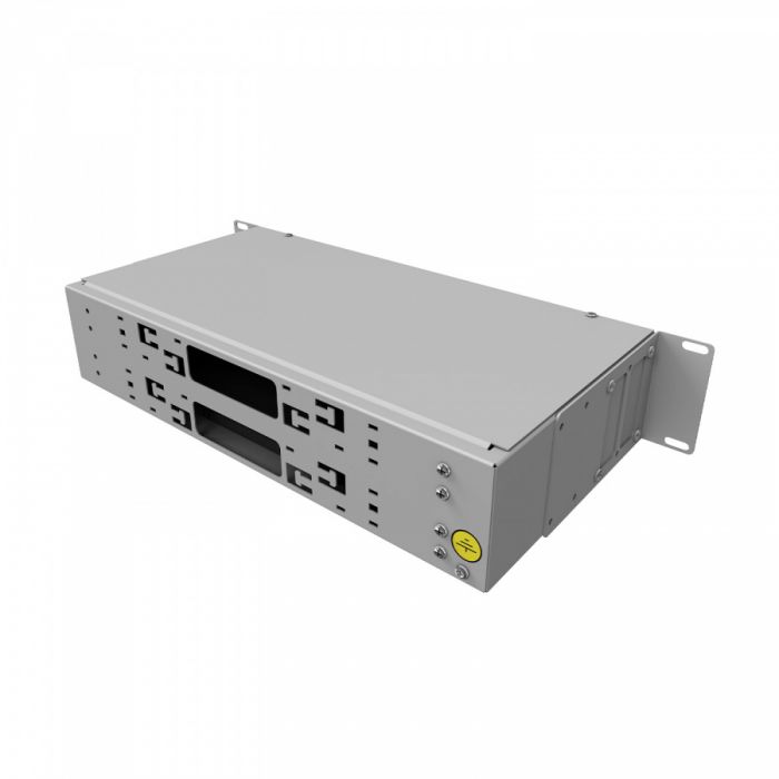 Кросс 19" NTSS PREMIUM, предсобранный 2U, 48 портов FC/APC, 9/125 мкм