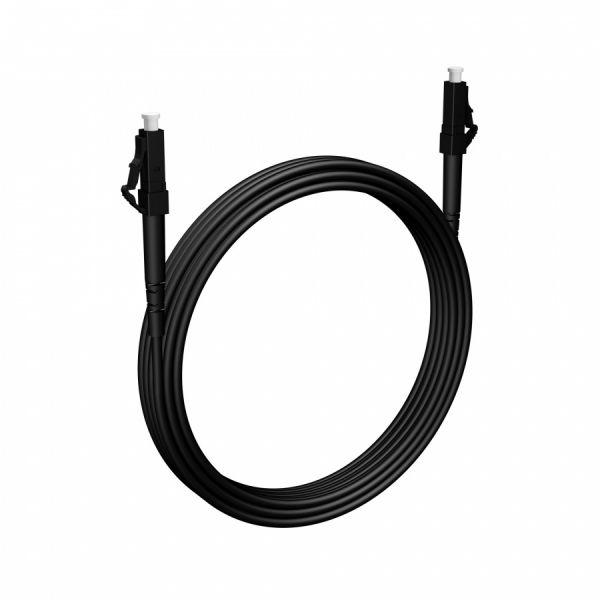 Шнур оптический NTSS spc LC/UPC-LC/APC 9/125 3.0мм 10м черный LSZH (патч-корд)