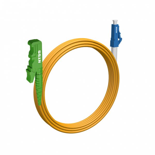 Шнур оптический NTSS spc E2000/APC-LC/UPC 9/125 3.0мм 10м LSZH (патч-корд)
