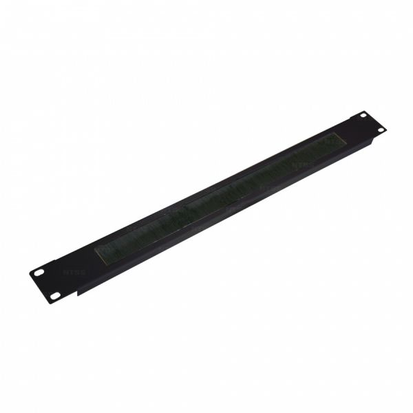 Организатор щеточный NTSS, крепление 19 1U, черный RAL 9005