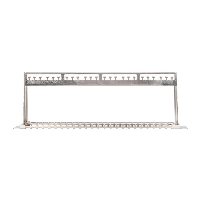 Наборная патч-панель NTSS PREMIUM 1U для 48 разъемов типа Keystone UTP/FTP с задним кабельным органайзером