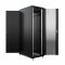 Шкаф напольный универсальный серверный NTSS R 32U 600х1000мм, 4 профиля 19, двери стекло и сплошная металл, боковые стенки съемные, регулируемые опоры, разобранный, черный RAL 9005