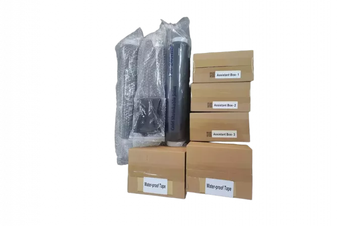 ИМАГ-Муфта-35-J-3х500-630 - комплект соединительной муфты холодной усадки для 3-жильного кабеля с изоляцией из СПЭ на 35 кВ, 3х500-630 мм2