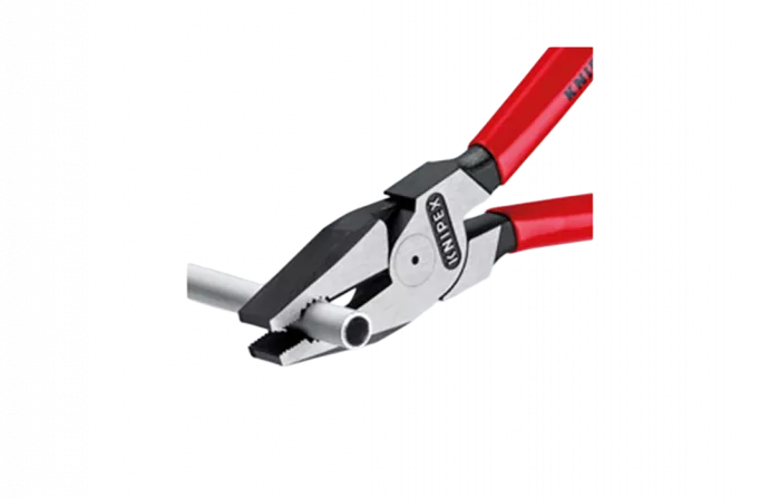 KN-0202200 Плоскогубцы комбинированные особой мощности, 200 мм, фосфатированные, 2-комп ручки