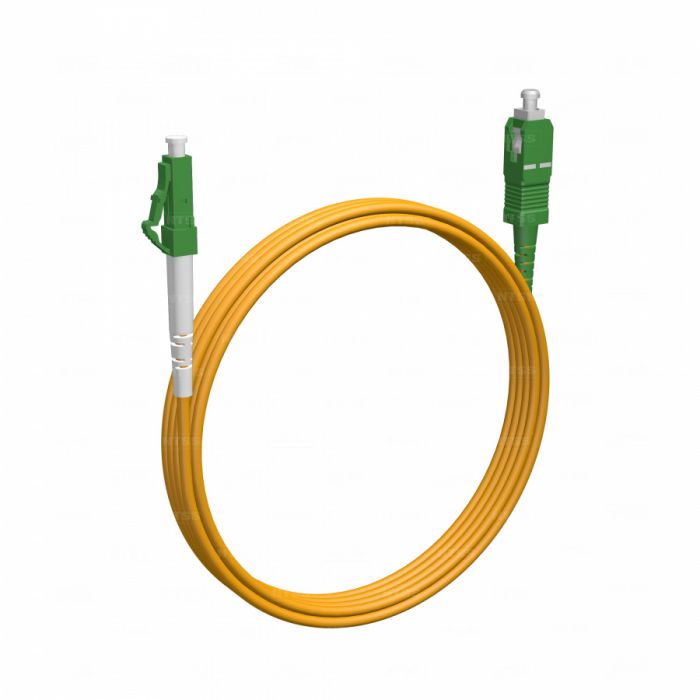 Шнур оптический NTSS spc LC/APC-SC/APC 9/125 3.0мм 4м LSZH (патч-корд)