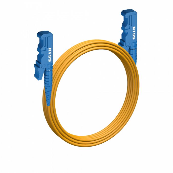 Шнур оптический NTSS spc E2000/UPC-E2000/UPC 9/125 3.0мм 9м LSZH (патч-корд)